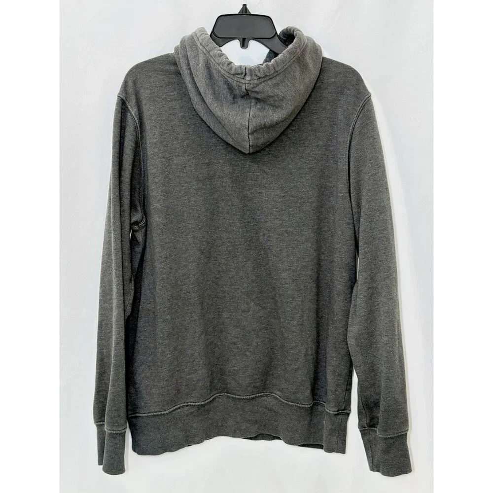 The North Face Hooded Sweater Men's Size Medium Pullover Hoodie Logo Black